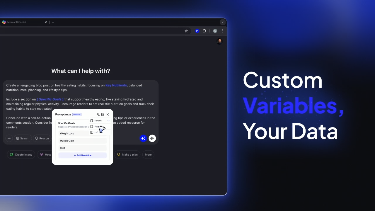 Build your library of high-performing prompts
