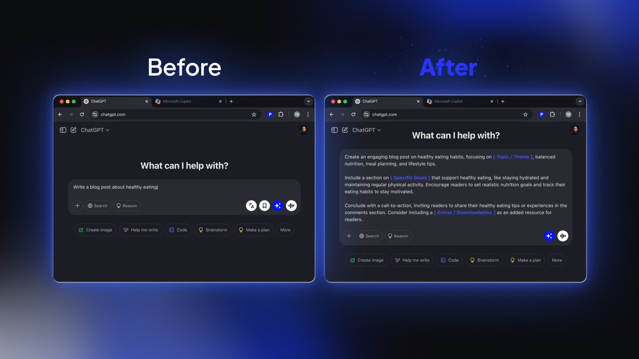 Build your library of high-performing prompts